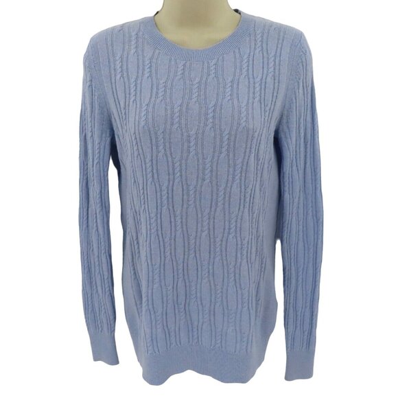 Banana Republic Filpucci Womens Small Cable Knit Crew Neck Sweater Merino Wool - Picture 8 of 8